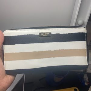 neda brightwater drive striped wallet kate spade